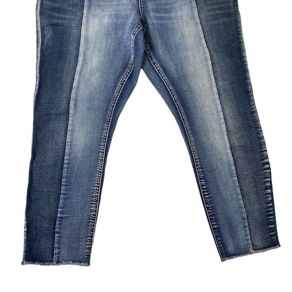 Indigo Rein Anklet Two-Tone Jeans Sz 24 - Picture 3 of 9